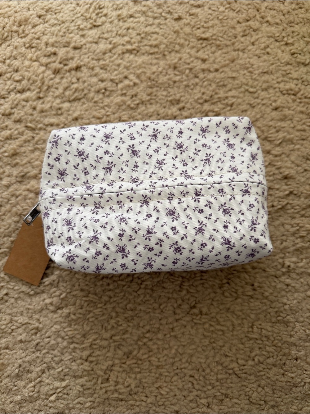Brandy melville floral makeup bag